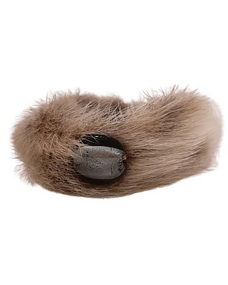 Beaded Grey Sealskin Bracelet - Sanija Padluq