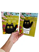 Maud Lewis Black Cat - Thinking of You Card & Kit