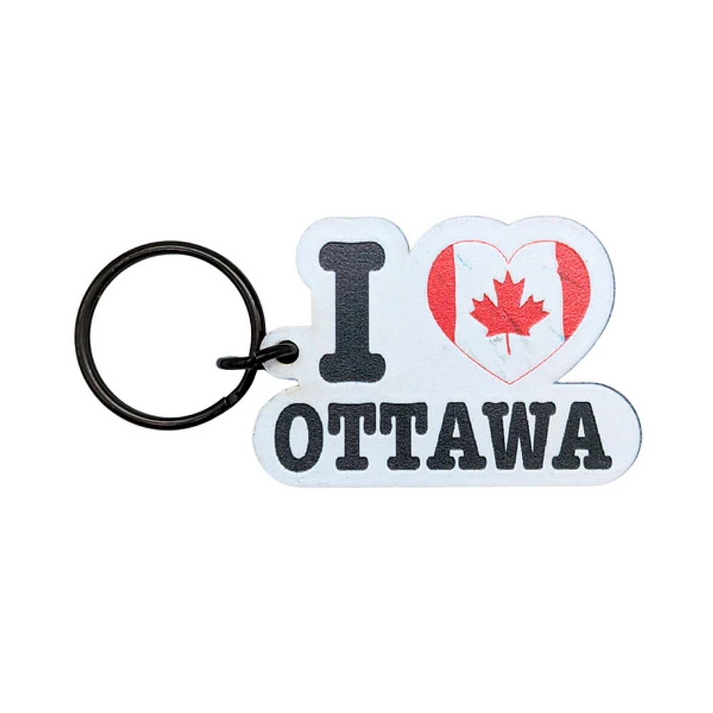 I Love Ottawa Keychain
