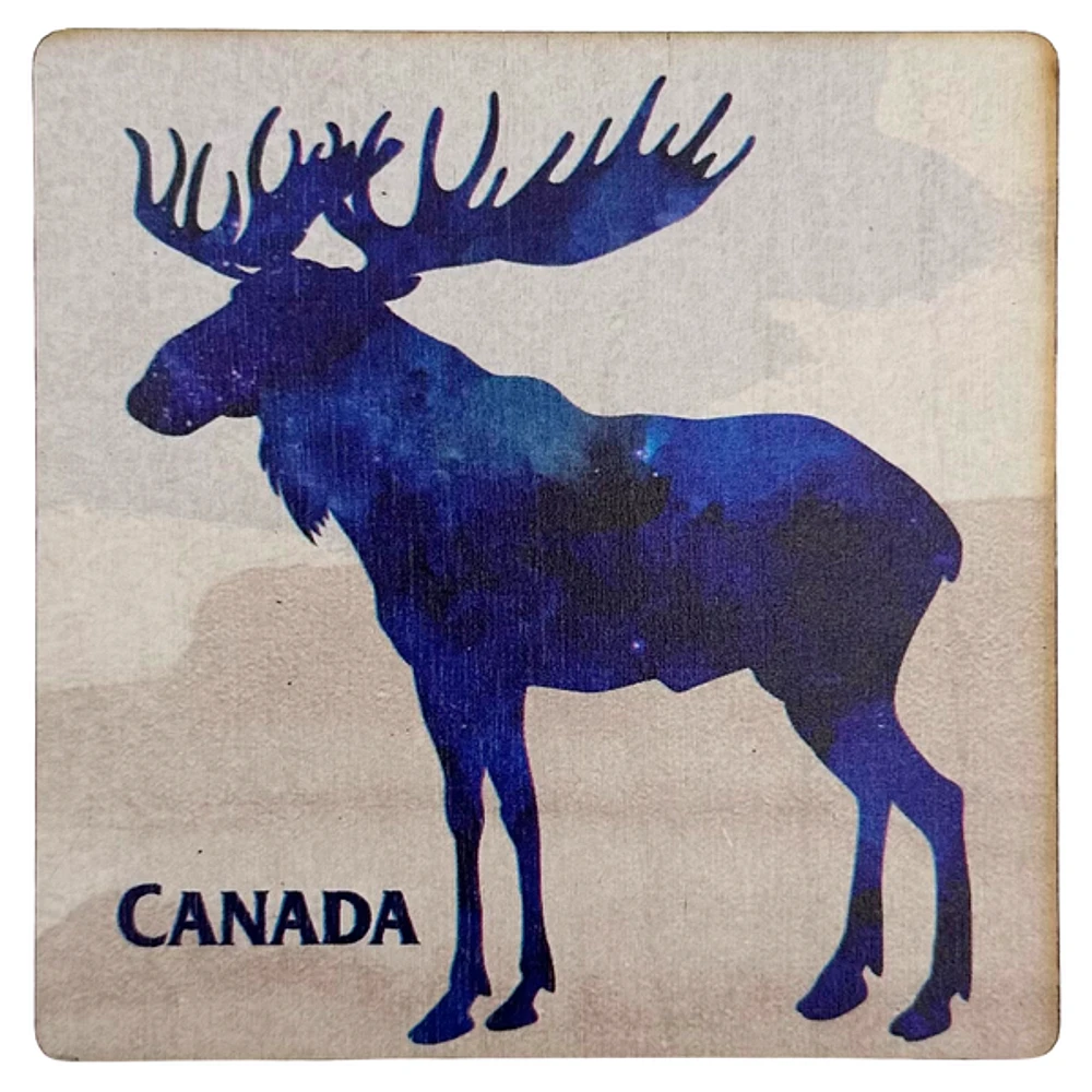 Canada Blue Moose Magnet