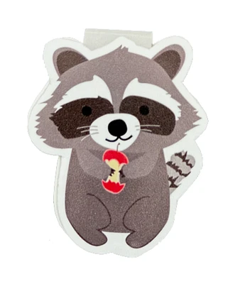 Racoon Magnetic Bookmark