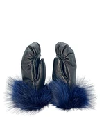 Children's Leather Mittens - Daisy Savard