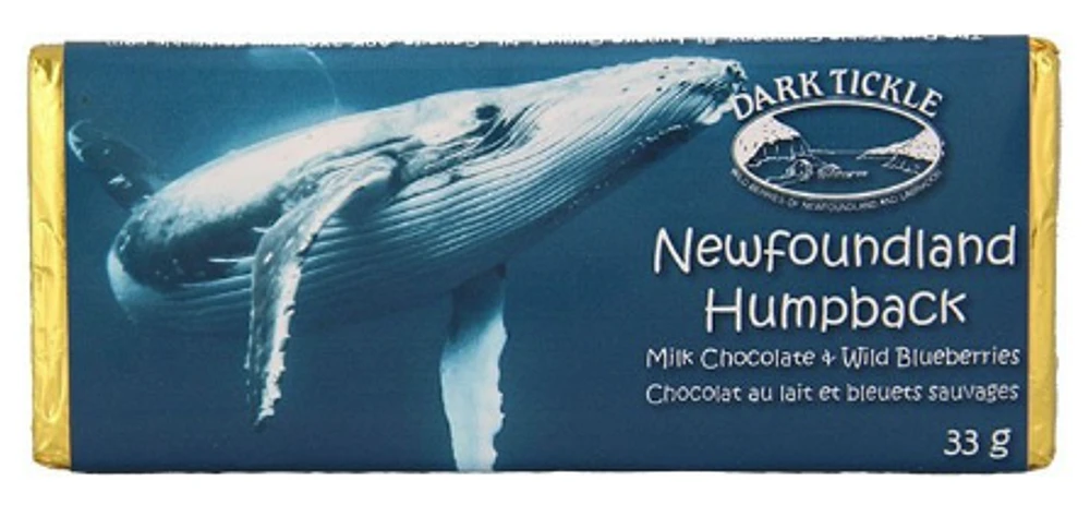 Wild Blueberry Chocolate Bar - Humpback Whale