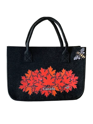 Large Maple Leaves Tote Bag