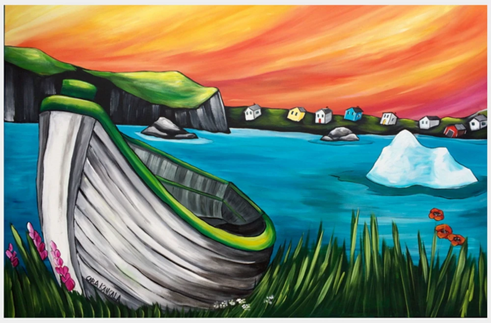 "Poppy's Old Dory" Newfoundland
