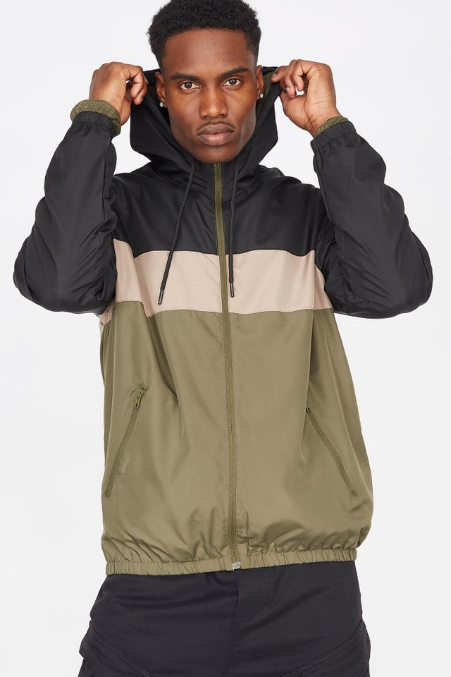 windbreaker zip up
