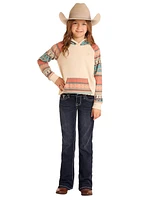 Horse Emblem Bootcut Jeans - Dark Wash