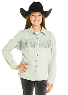 Girls Fringe Overshirt