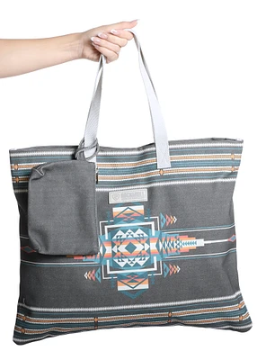 Large Aztec Print Tote Bag