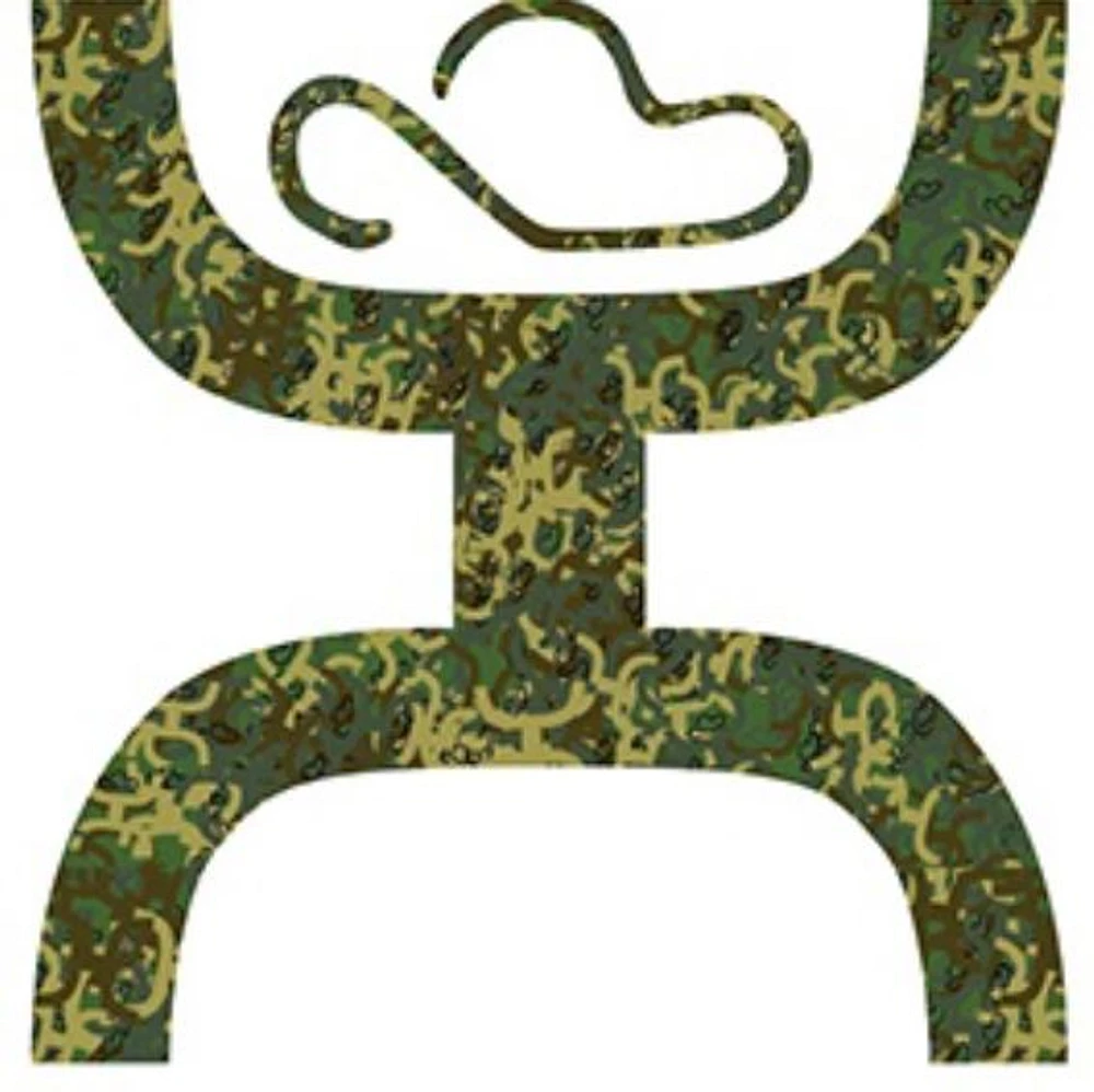 Hooey Camo Sticker