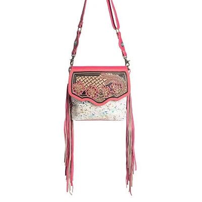 Rose Verde Hand Tooled Bag