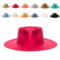 Vegan Suede Wide Brim Rancher Hat: Ivory