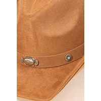 Studded Ribbon Strap Western Cowboy Hat