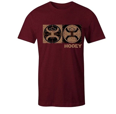 2.0 Block Men's Cranberry T-Shirt
