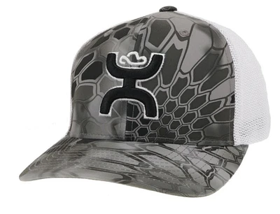 Bass Hooey Grey/White Flexfit Hat