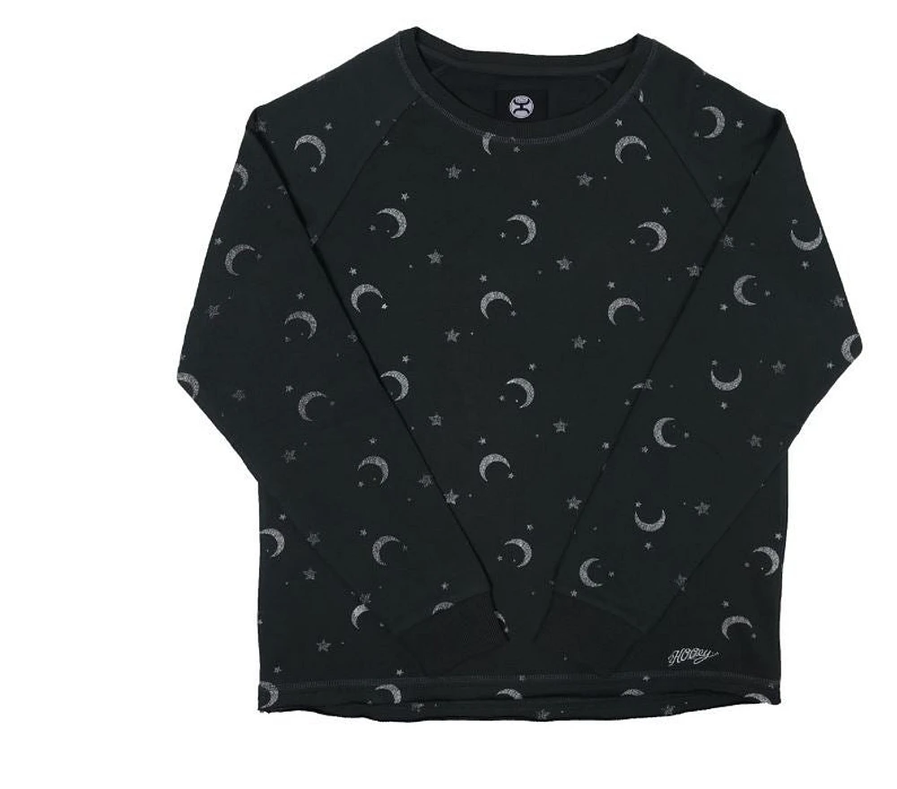 Ladies Homey Pullover - Moons