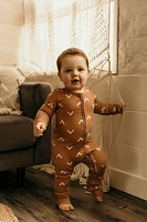 Tal + Love Bamboo Romper - Chevron