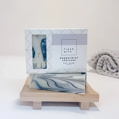 Peppermint Charcoal Soap