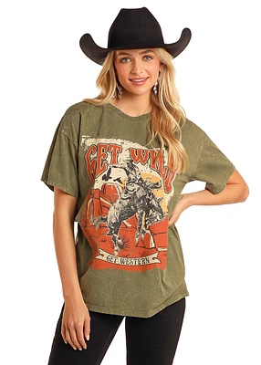 Crinkle Washed Oversized T