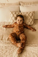 Tal + Love Bamboo Romper - Chevron