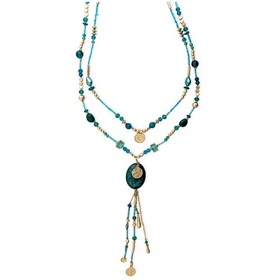 Bluestone Shine Strand Necklace