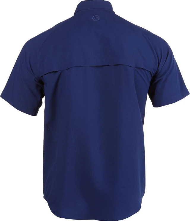 Chemise De Pêche Magellan Pour Homme, Manches Courtes, Bleu Ventilé, Taille 2XL