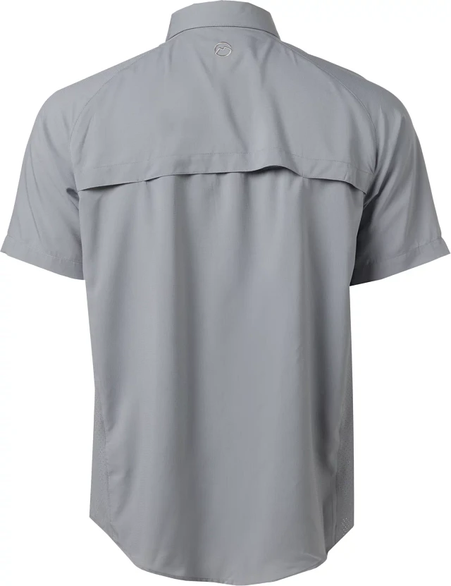 Chemise De Pêche Coosa County – Grise, Taille S, Poches Avant Et Dos Aéré