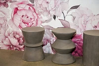 Concrete Hourglass Side Table - Terrazzo