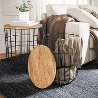 Rondo Nesting End Table - Black