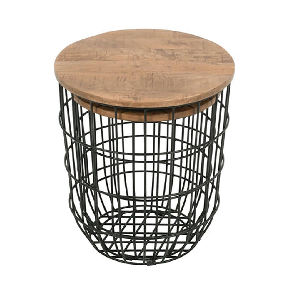 Rondo Nesting End Table - Black
