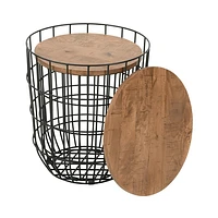 Rondo Nesting End Table - Black