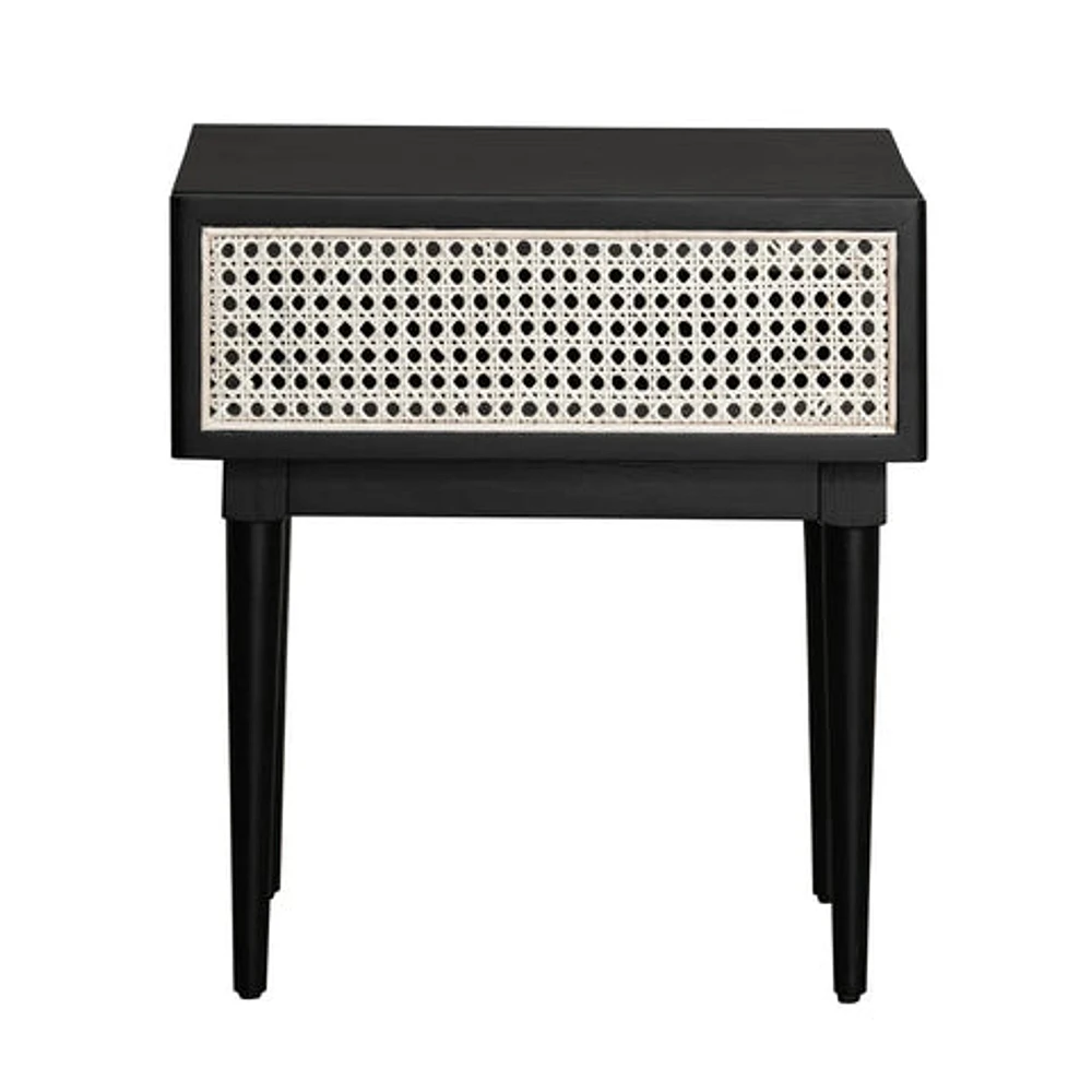 Cane Side Table - Natural