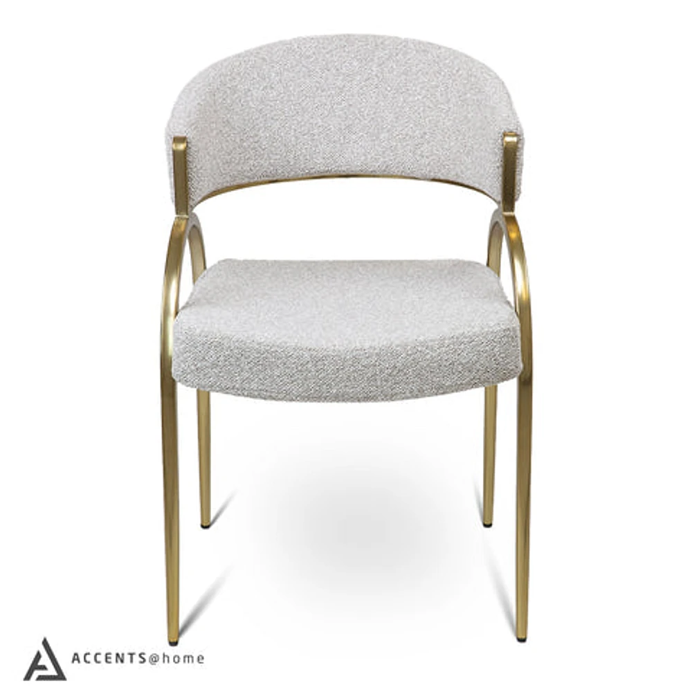 Monet Gold Dining Chair - Champagne