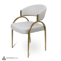 Monet Gold Dining Chair - Champagne