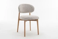Borna Oak Wood Walnut Dining Chair