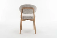 Borna Oak Wood Walnut Dining Chair