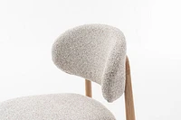 Borna Oak Wood Walnut Dining Chair