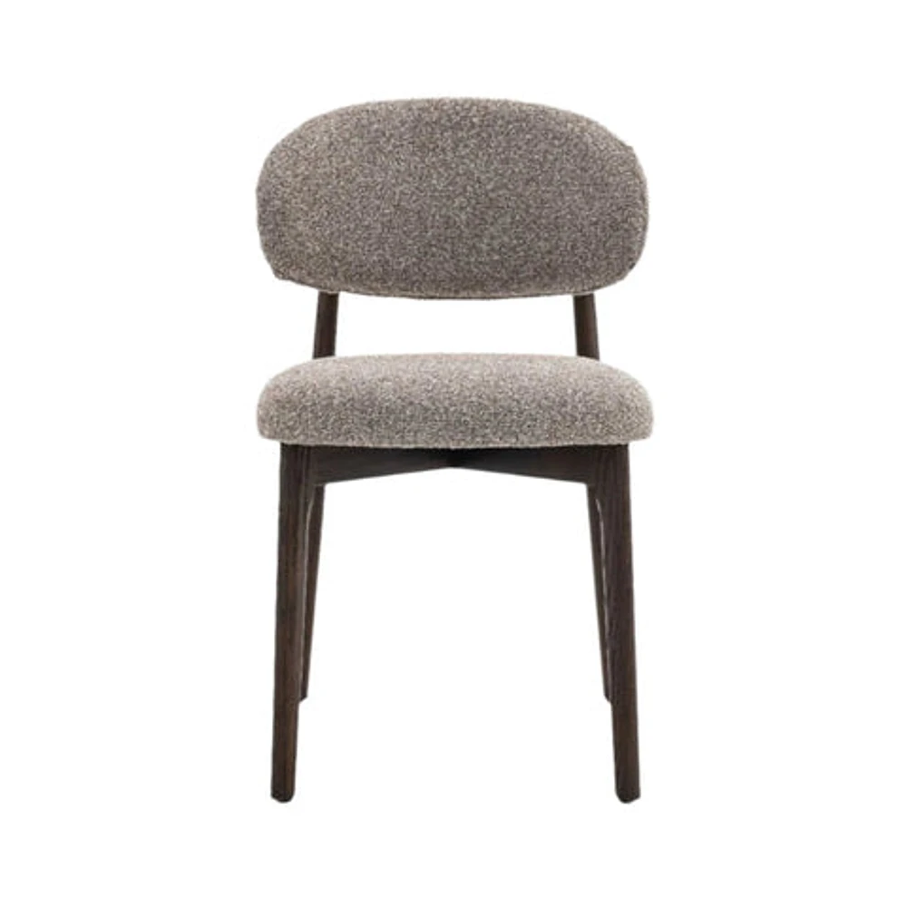 Borna Oak Wood Walnut Dining Chair
