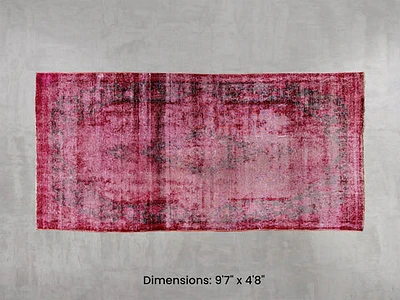 Namaste Rug - Red 9'7" x 4'8"