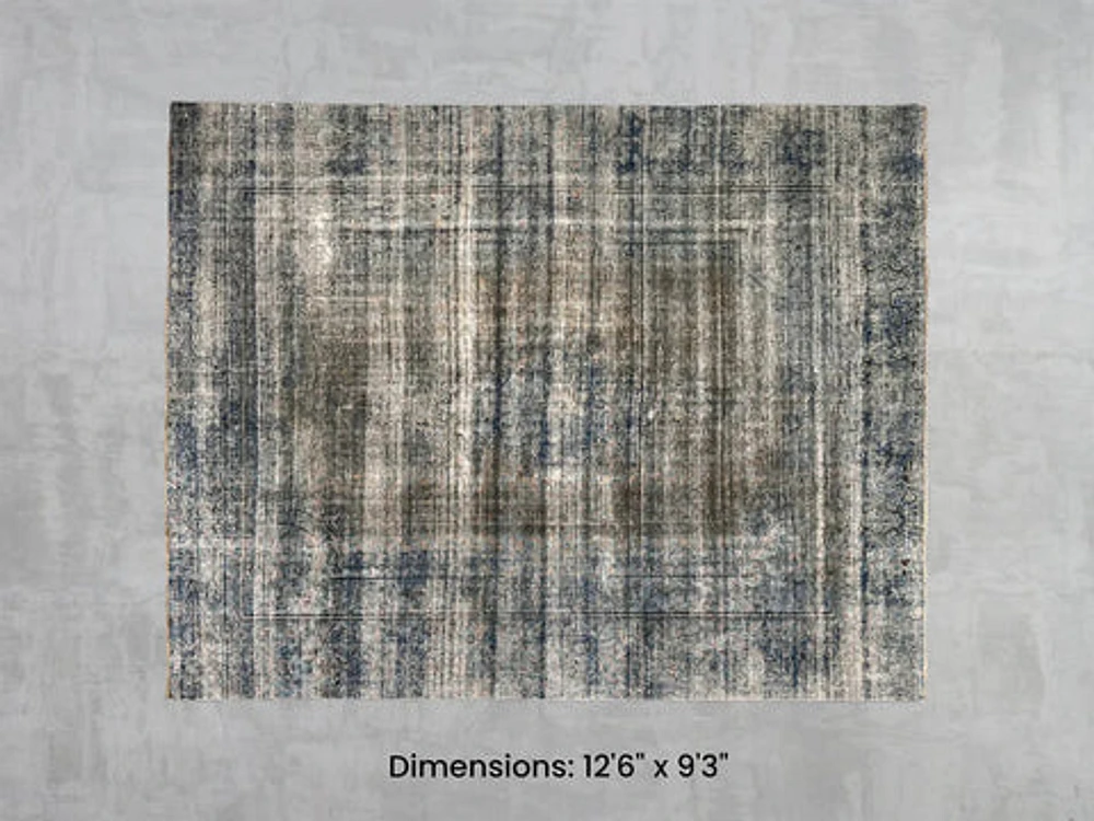 Namaste Rug - Green/Brown 12'5" x 9'3"