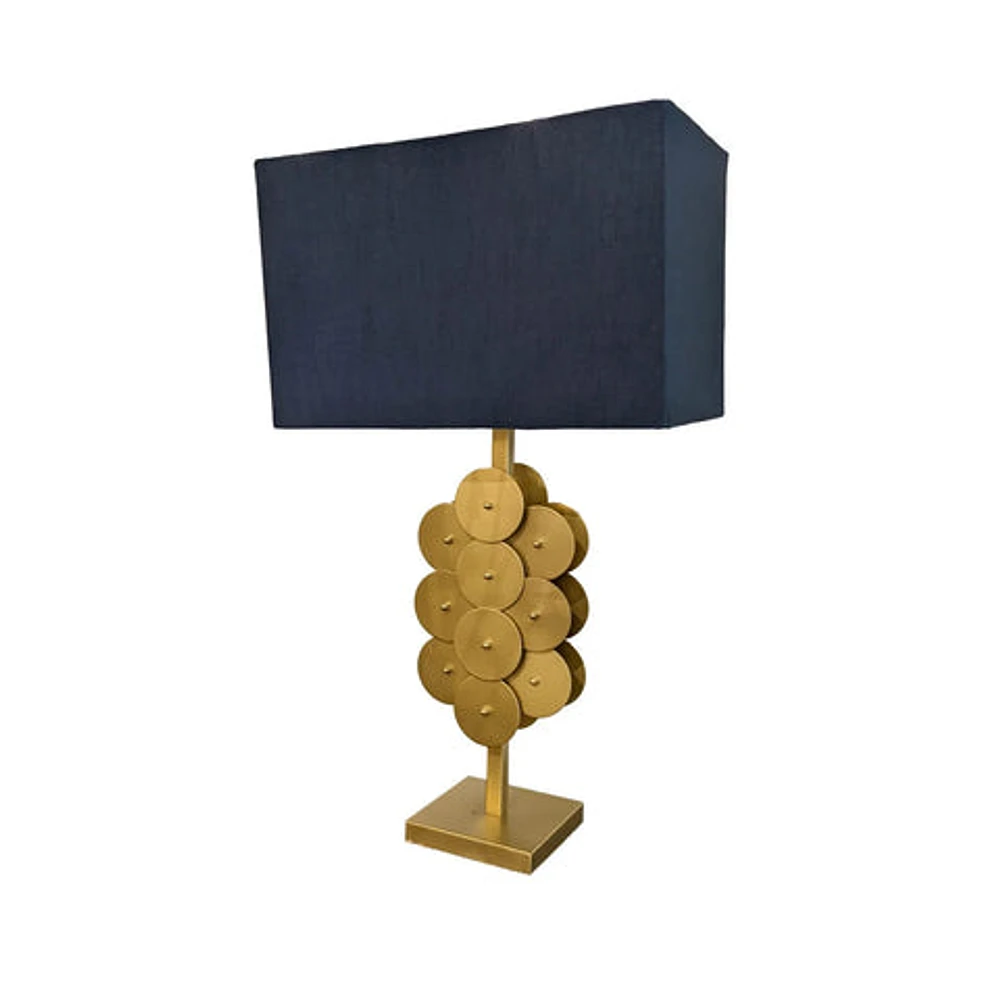 Skye Brass Disc Lamp