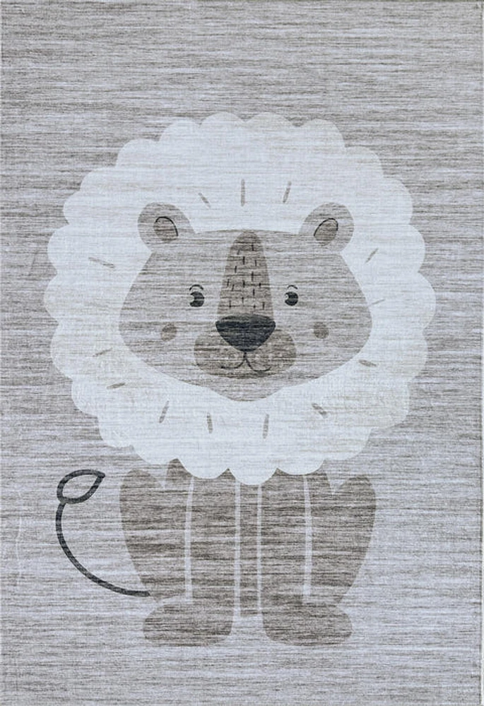 Beige Daisy Floral Elegance Rug