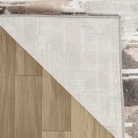 Siena White Vintage Distressed Area Rug