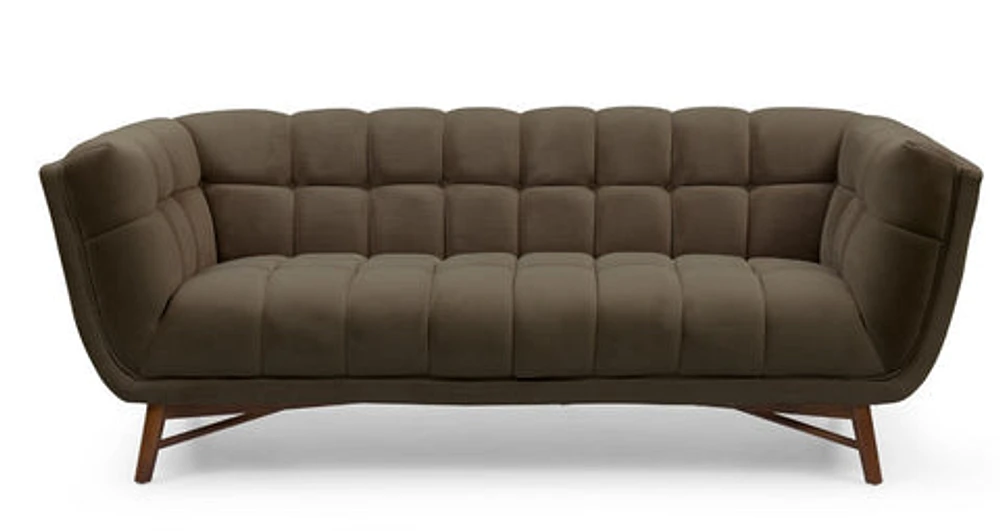 Kitsilano Sofa - Velvet Dark Grey #51