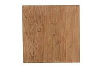 Prelude Solid Acasia Square End Table Suede
