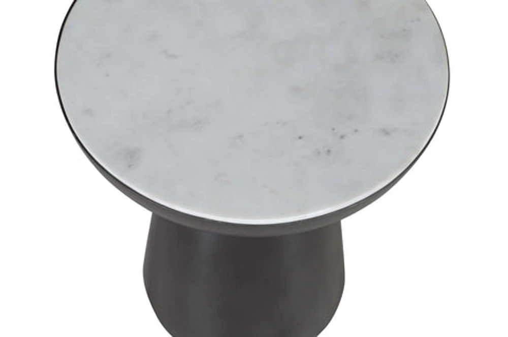 Circularity Pedestal End Table Tall
