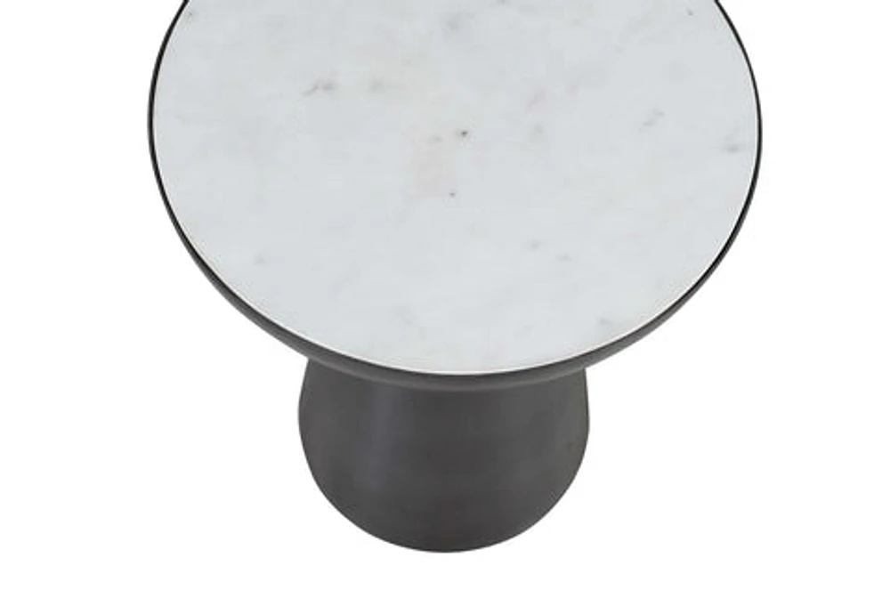 Circularity Pedestal End Table Chairside Short