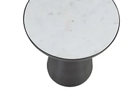 Circularity Pedestal End Table Chairside Short