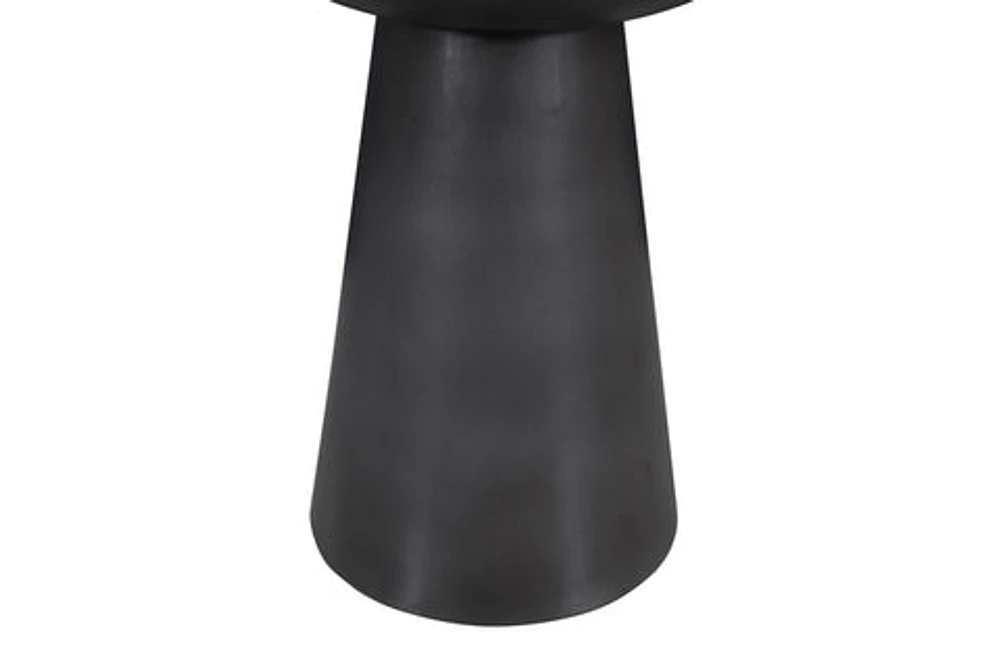 Circularity Pedestal End Table Chairside Short