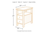 Ezmonei Chairside End Table